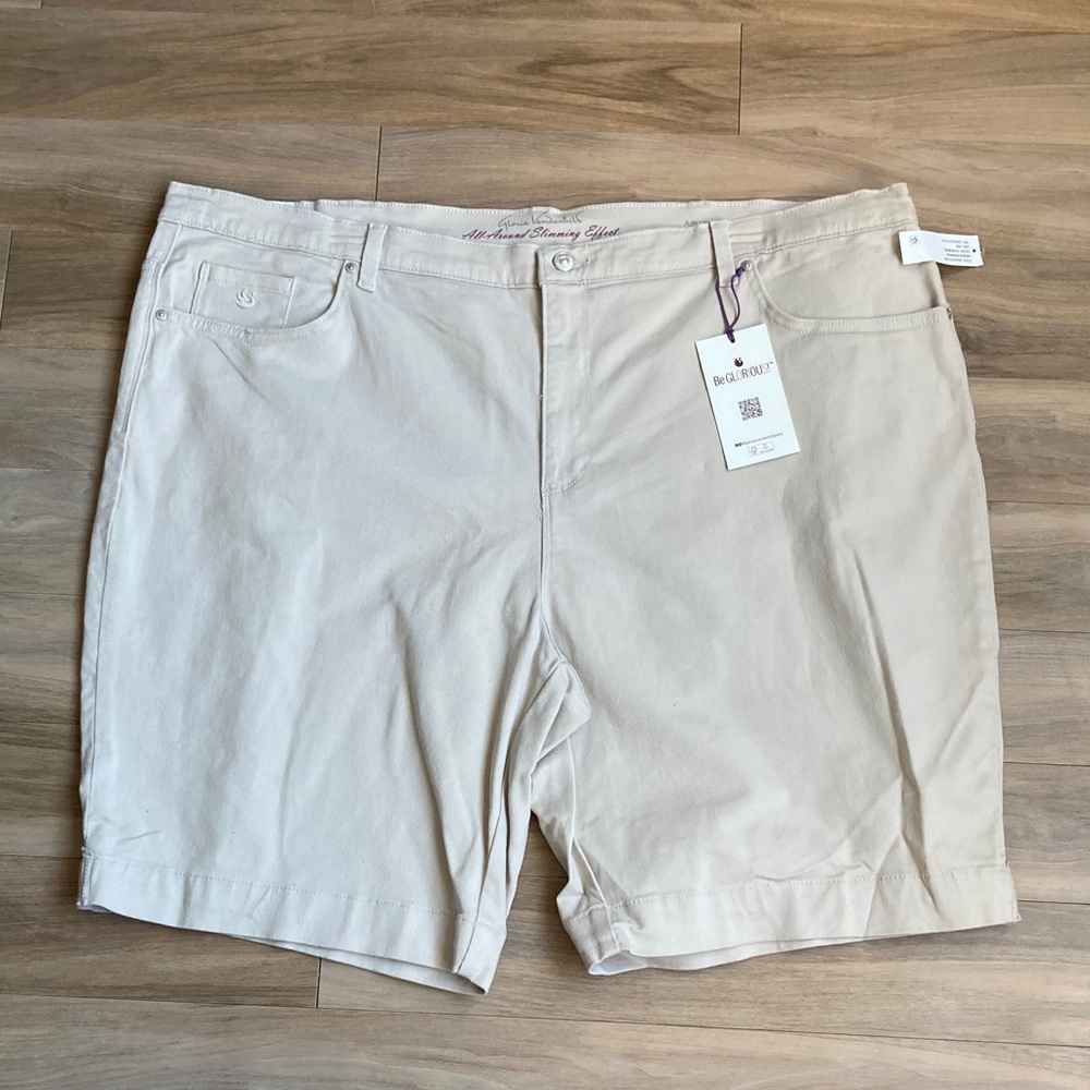Gloria Vanderbilt stonewood jean Bermuda short flawless stretch classic rise 24W - Picture 11 of 15